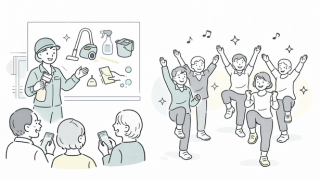 犬山市シルバー人材センター主催の掃除研修＆リズム体操