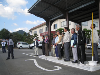 交通安全講習会の風景